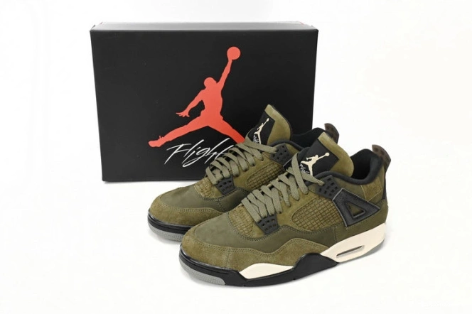 MaikeSneakers Air Jordan 4 FB9927-200 Olive Craft Medium 0711